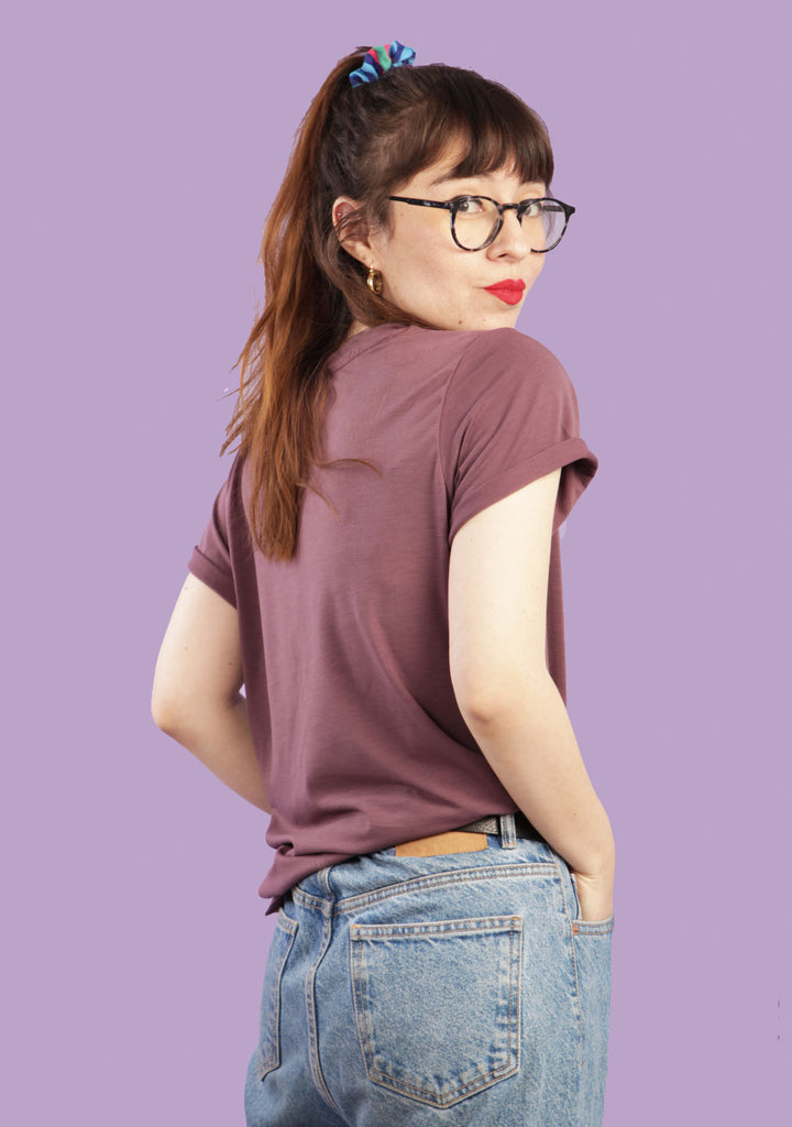 Polera Mujer Niza Morada Kidel Chile